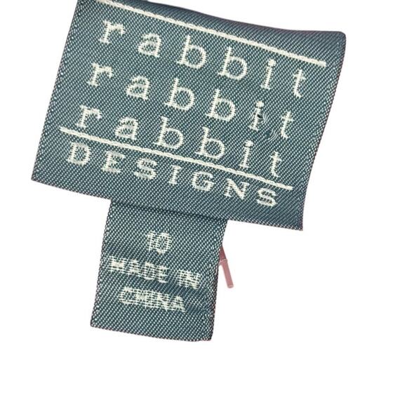 Rabbit Designs Womens Floral Red Maxi Ruffle Smocked Waist Peasant Dress NWT 10 - Picture 16 of 16